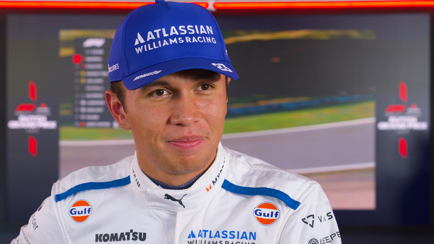 Albon frustrated with timing of final run after being knocked out in Q2